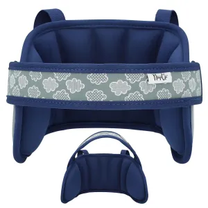 NAPUP Child Head Strap for Car Seat – Adjustable Polyester Carseat Head Support for Toddler (Dark Blue)