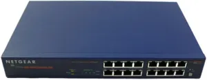 Netgear DS516 16-Port 10/100 Dual Speed Stackable Hub RJ-45 with Internal Power Supply & Rackmount Kit