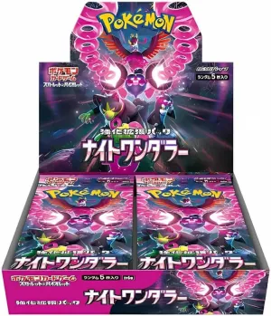 Night Wanderer Japanese Pokemon Booster Box (30 Packs) | Scarlet & Violet Set | Pokémon Trading Cards | 30 Booster Packs | TCYM Authenticated | Pokemon TCG Pack | Japanese Shrouded Fable |