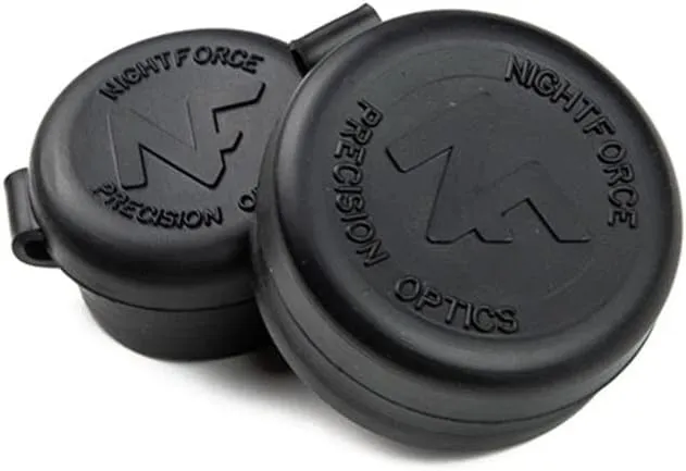 Nightforce Rubber Lens Cap Set - Durable Protective Lens Cover Set for NXS Hunting Gun Scopes