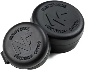 Nightforce Rubber Lens Cap Set - Durable Protective Lens Cover Set for NXS Hunting Gun Scopes