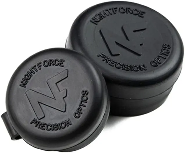 Nightforce Rubber Lens Cap Set - Durable Protective Lens Cover Set for NXS Hunting Gun Scopes