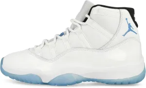 Nike Air Jordan 11 Retro White Legend Blue Men's Trainers (White/Legend Blue/Black, EU Shoe Size System, Adults, Men, Numeric, M, 44), White Blue Black, 10.5 Men