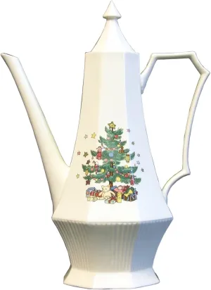 Nikko Christmastime Coffee Pot and Lid, 8-Cup