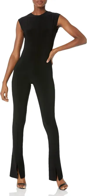 Norma Kamali womens Sleeveless Spat Legging Catsuit