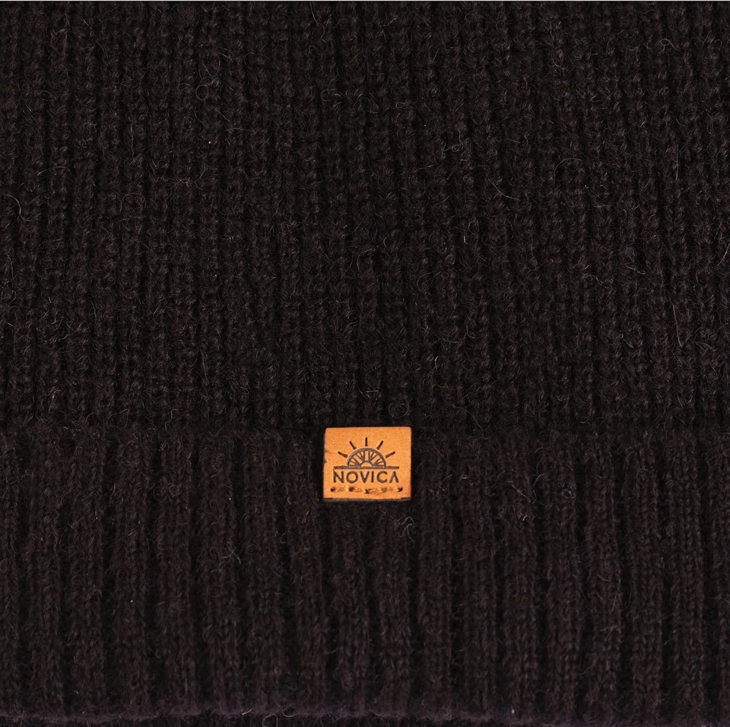 NOVICA Unisex Fall Winter Soft Alpaca Wool Blend Knit Beanie Hat