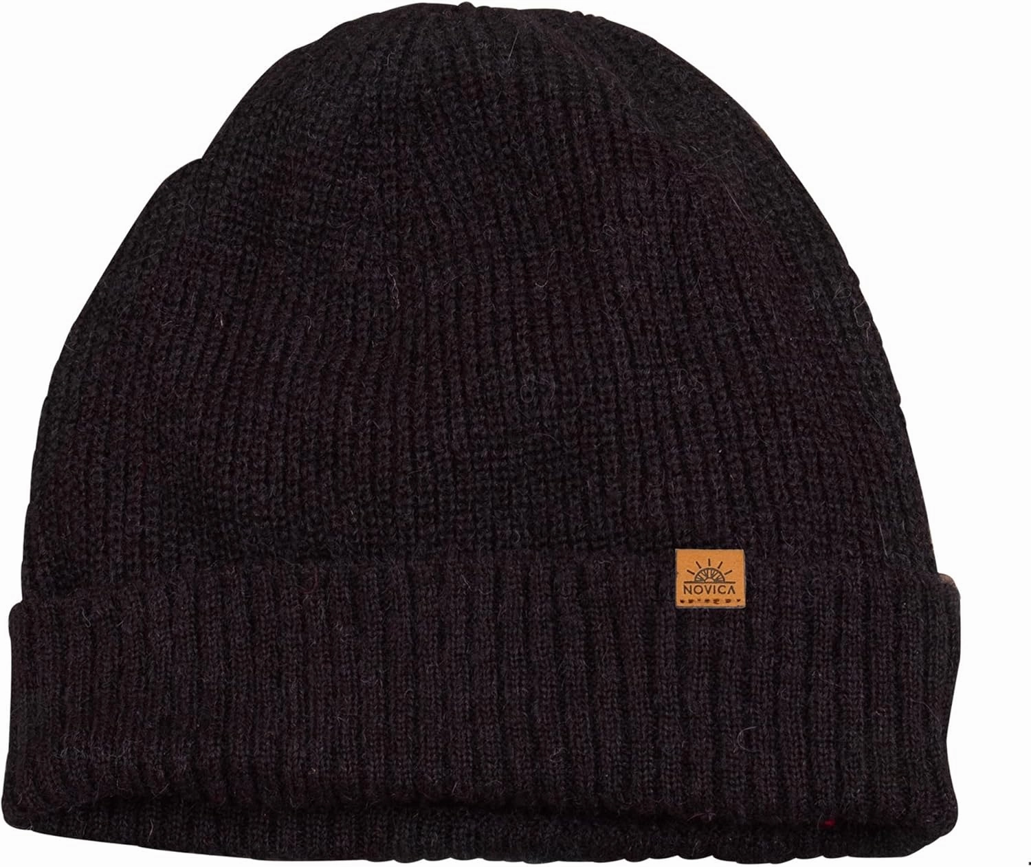 NOVICA Unisex Fall Winter Soft Alpaca Wool Blend Knit Beanie Hat