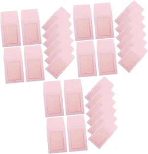 NUOBESTY 60pcs Transparent Card Sleeves for Displaying Photos Simple Style Cardholders Portable for Trading Cards for Organizing
