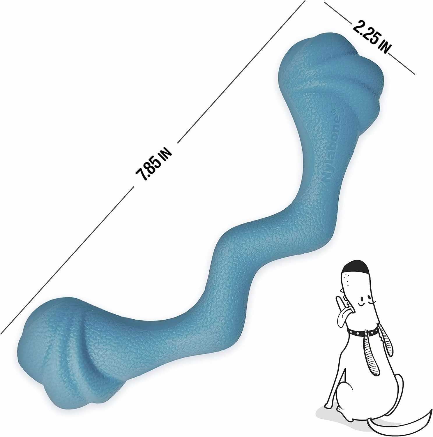 Nylabone Springa Interactive Dog Toy for Small Dogs - Lightweight Flexible Floatable Dog Tug Toy for Creative Play & Dog Exercise