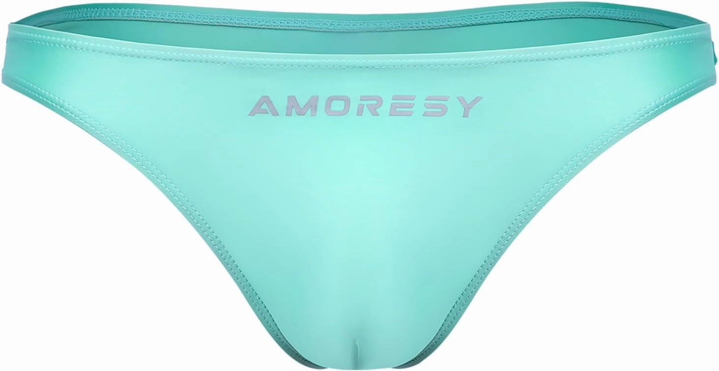 Oceanus Series Solid Color Swimming Trunks Multi-Color Simple Sexy Beach Briefs Thong Swimming Waterproof(534)