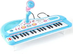 Ochine Kids Piano Toy Keyboard with Microphone, Key Piano Keyboard Musical Toys Kids Piano Portable Music Keyboard Birthday Toy for 1 2 3 4 Year Old Kids Toy Piano 37 Keys
