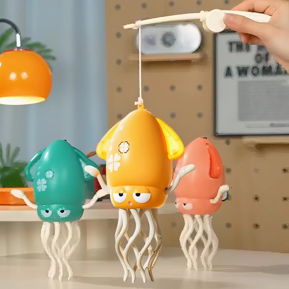Octopus Interactive Toy for Children Motor Skills Development with Smart Sensor Obstacle Avoidance USB Charging