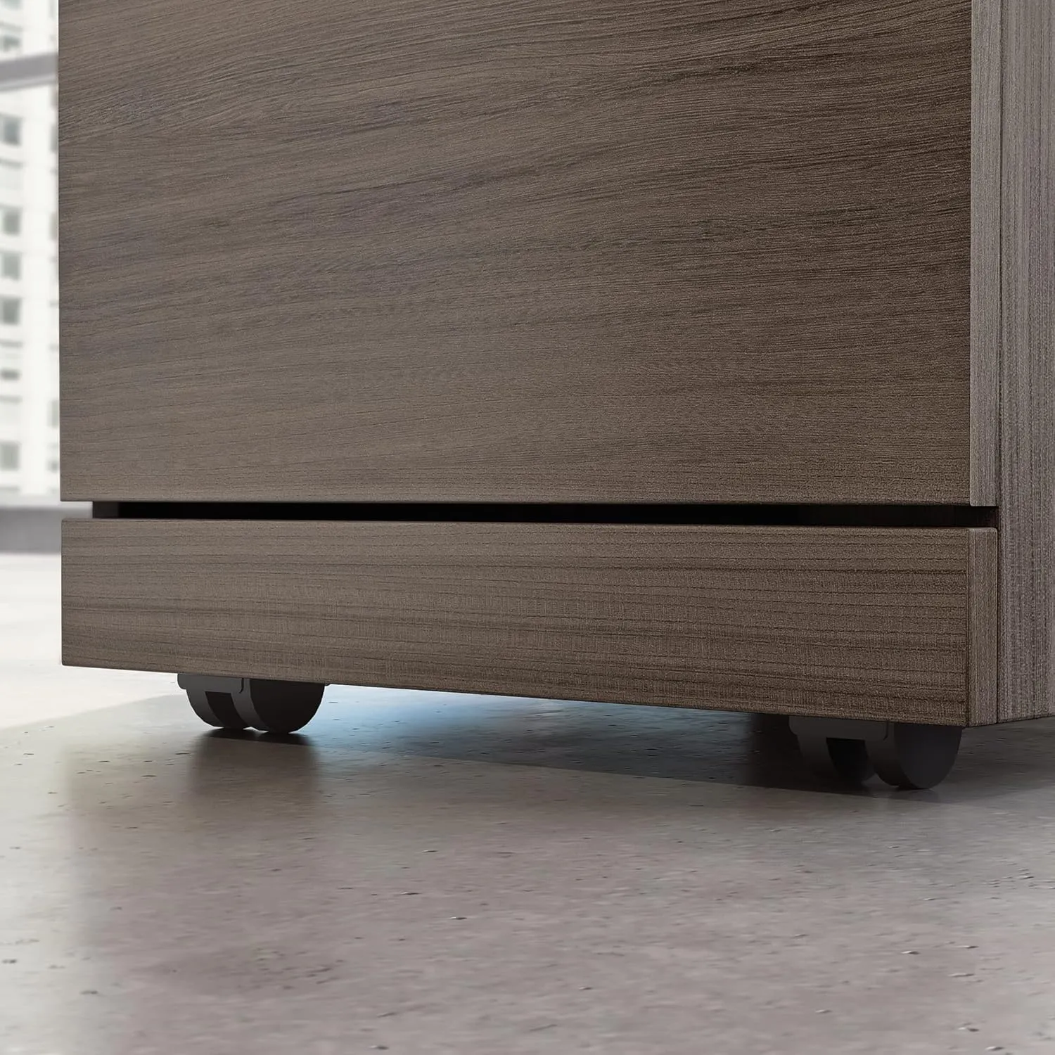 OfficeWorks by Sauder Affirm 2-Drawer Moblie File, L: 15.55'' x W: 19.45'' x H: 28.43'', Hudson Elm