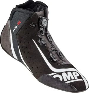 OMP Ks-1 R Shoes, Boy's Ks-1R Slippers Black/Silver Size 34
