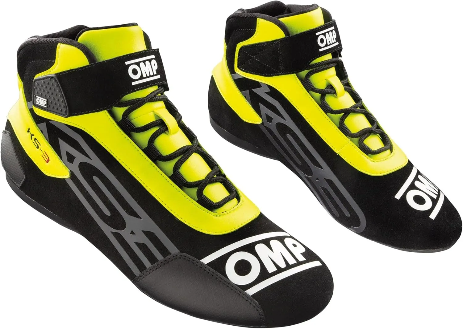 OMP - KS-3 Shoes My2021 Black/Yellow - Size 44 (KC0-0826-A01-178-44)