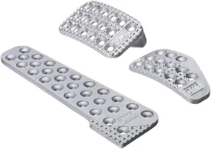 OMP (OA/1010 Racing Pedal Set, silver