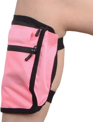 On the Calf/Leg Cell Phone Holder for Riders and Hikers, Phone Carrier for Runners, Equestrian Riders, Jogger, All Purpose Sport Bag Leg Band Pouch/Leg Purse for Various Occasions, Pink