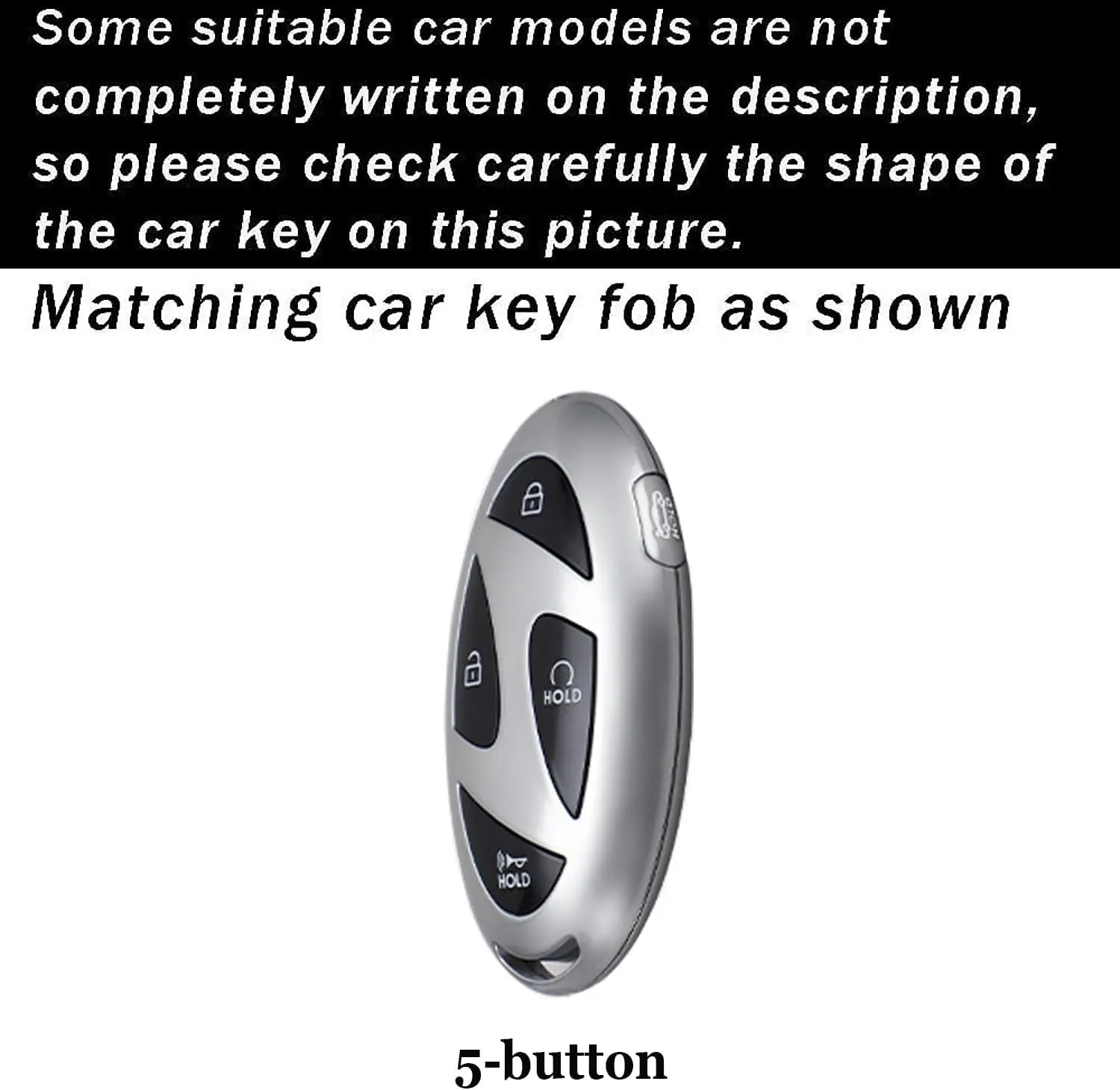 ontto Personalized Key Cover Custom Picture Soft TPU Key Fob Shell Case with Keychain Fit for Hyundai Ioniq 6 Grandeur GN7 Kona Elantra Azera Sonata Hybrid Santa fe 2023 2024,Grey