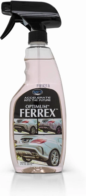 Optimum FerreX Iron Remover - 17 oz., Multi-Use Car Detailing Spray Acts as a Tar Remover and Car Wheel Cleaner, Safe for Use on Cars, RV's, Motorcycles, and Boats