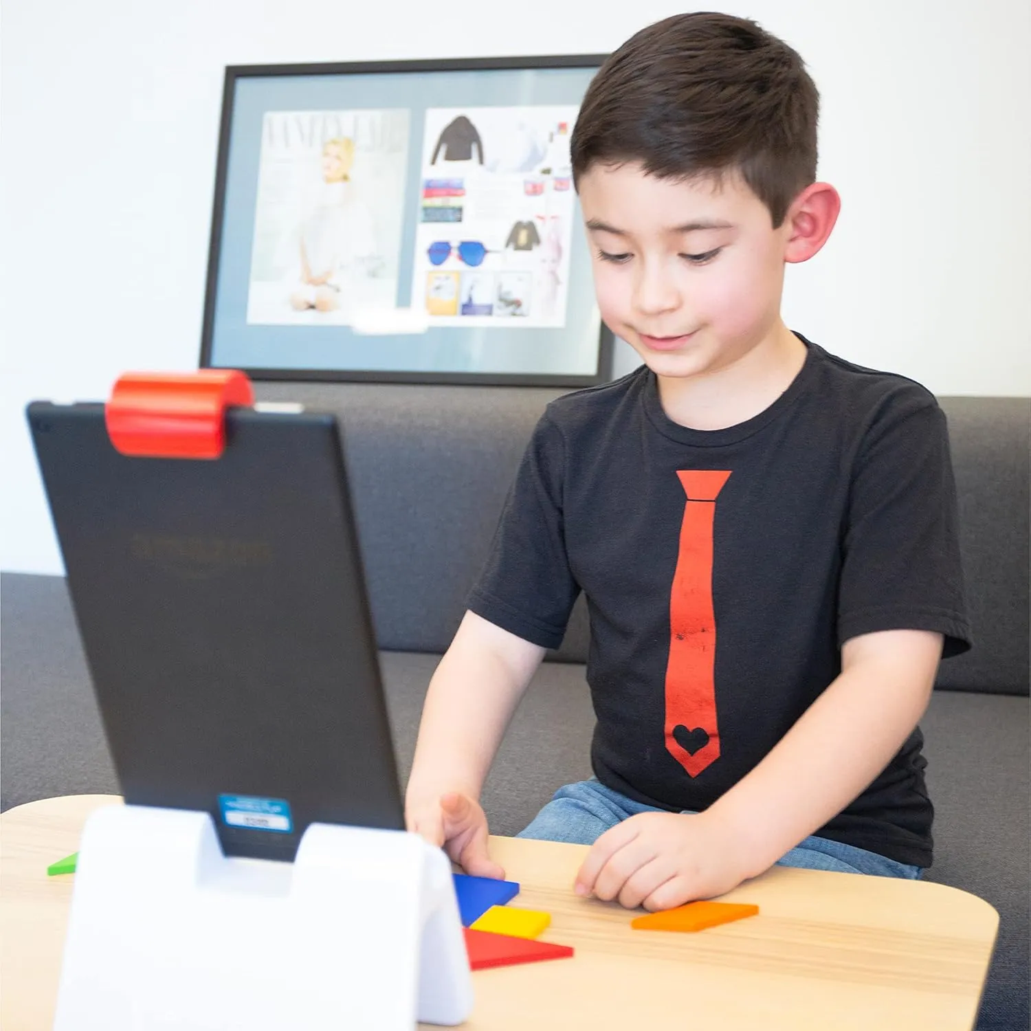 Osmo-Genius Starter Kit for Fire Tablet   Family Game Night-7 Educational Learning Games for Spelling,Math & more-Ages 6-10-STEM Toy Gifts- 6 7 8 9 10(Osmo Fire Tablet Base Included-Amazon Exclusive)