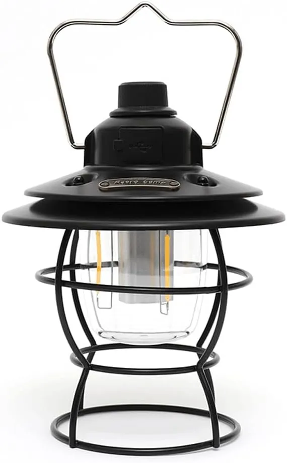 Outdoor Camping Lantern LED Light Portable Hanging Tent Light Long Battery Life Atmosphere Light for Camping Hiking