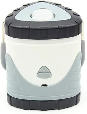 Outdoor Emergency Light Home Rechargeable Lamp Camping Lamp Portable Tent Lamp Rechargeable Hanging Lamp (Color : Gray)