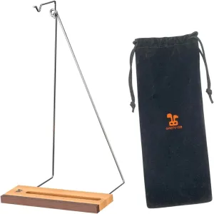 Outdoor Lantern Stand Table Hanging Lamp Holder for Fishing Hiking Courtyard
