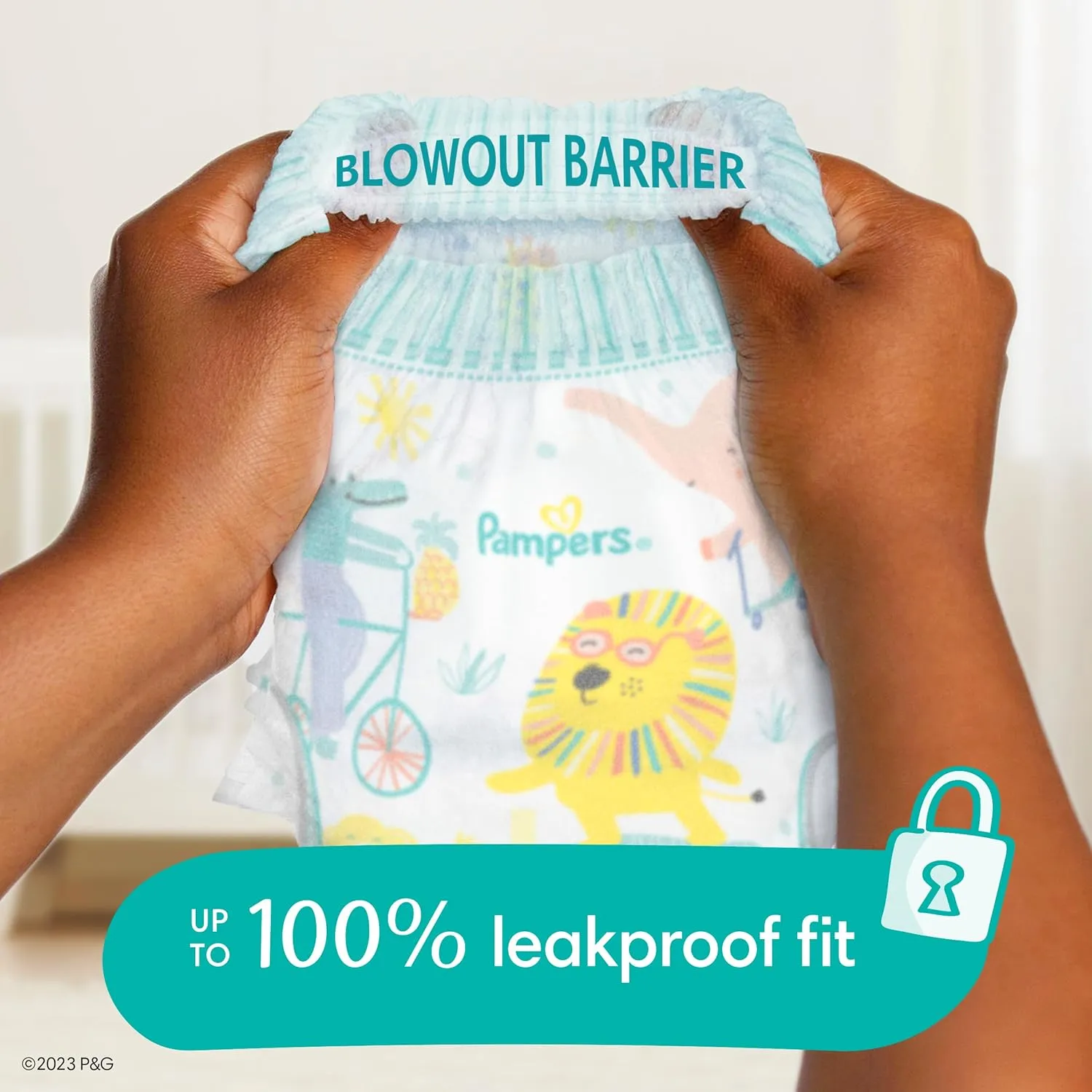 Pampers Diapers - Cruisers 360 - Size 5, 56 Count, Babyproof up to 100% Leakproof Pull-On Diaper