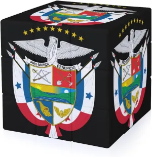 Panamanian Flag Full Printing 3x3 Fidget Cube Stress Relief Magic Speed Cube for Adults