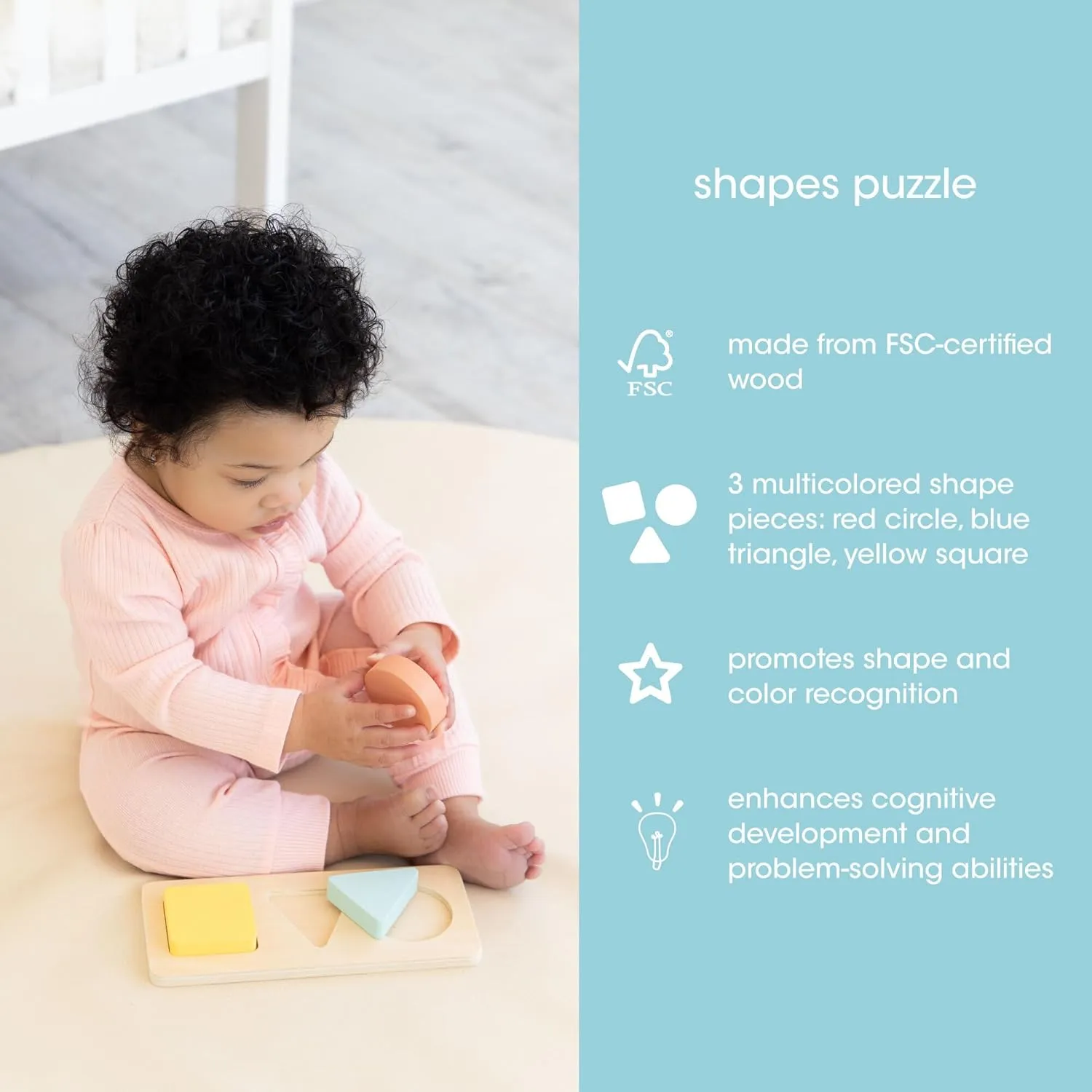 Pearhead Learning Kit for Babies 6  Months, 8 in 1 Learning Educational Set for Babies, Play Set for Early Development and Motor Skills, Montessori Toys for Babies 6  Months