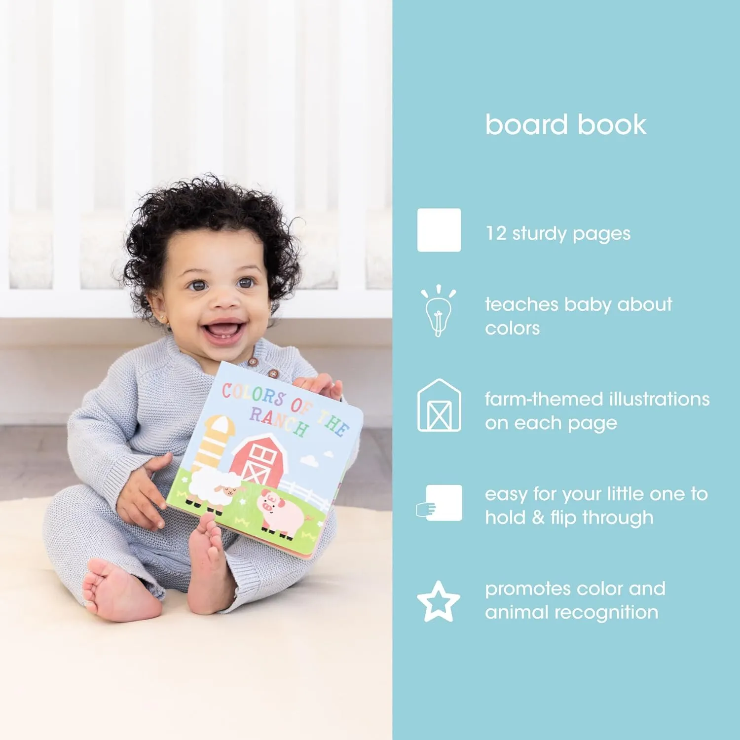 Pearhead Learning Kit for Babies 6  Months, 8 in 1 Learning Educational Set for Babies, Play Set for Early Development and Motor Skills, Montessori Toys for Babies 6  Months