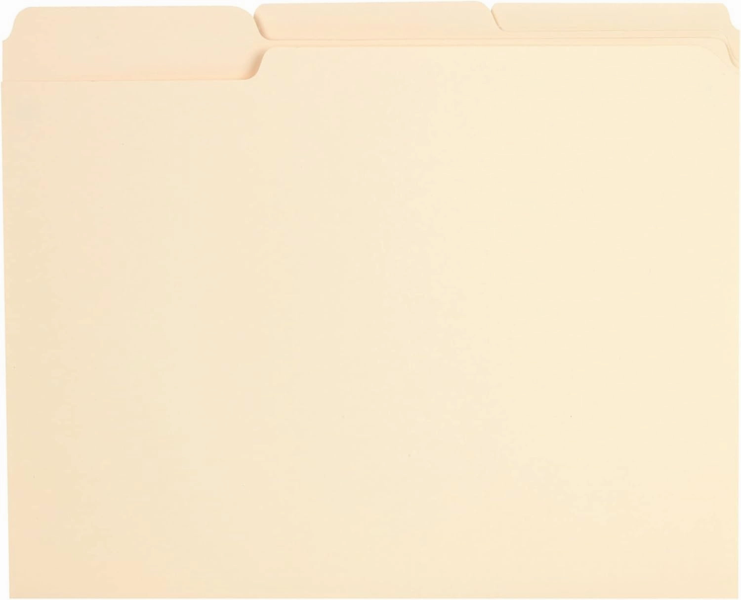 Pendaflex Reinforced Tab File Folders, Letter Size, Manila, 1/3-Cut, 100 Per Box (R752 1/3)