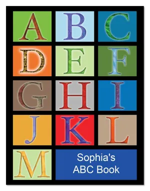 Personalized Children’s ABC Book – Customize with Your Child’s Name, Hair Color, Gender, and More | Educational Alphabet Learning for Kids