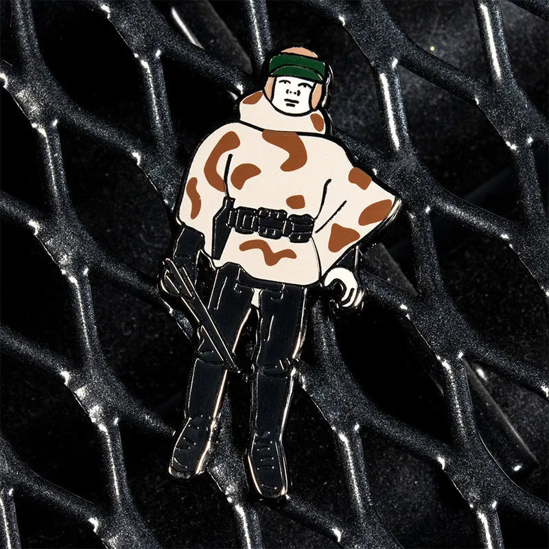 Pin Kings Official Star Wars Enamel Pin Badge Set 1.41 – Paploo and Luke Skywalker (in Battle Poncho)