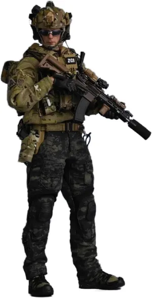Pipigirl 1/6 Scale 12Inch Special Forces Action Figure Delta Force Special Unit Operator Soldier Figure Model, Accessories Collection Military Toys