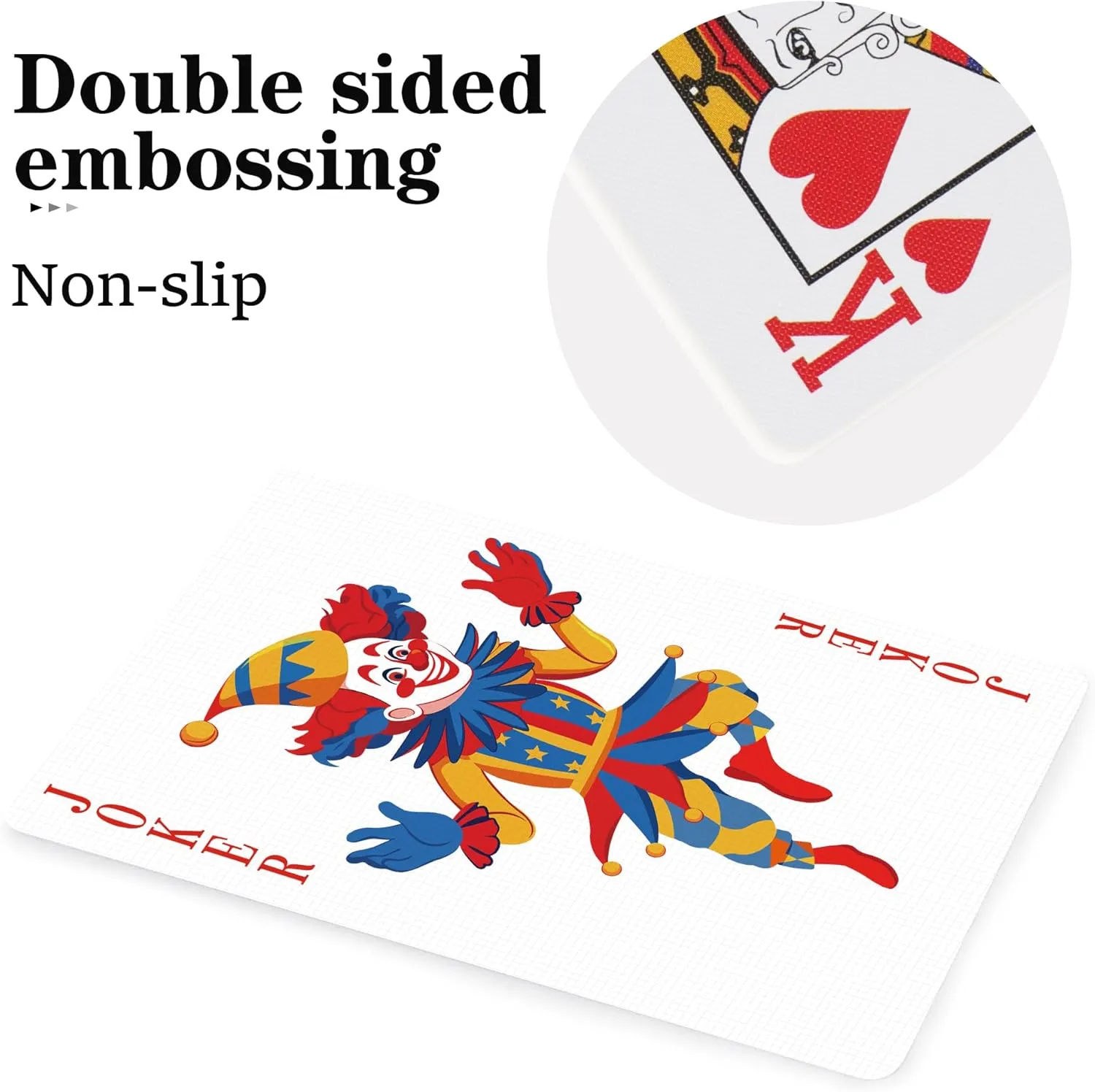 Plastic Playing Cards 6 Pack,Waterproof Playing Cards Bulk for Adults,Flexible and Easy Shuffle,6 Decks of Poker Cards Professional Set,Standard Playing Cards for Card Games(6 Red)…
