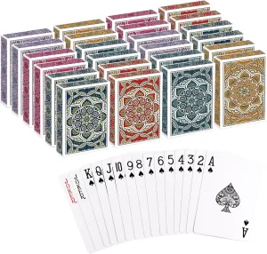 Playing Cards 48 Pack, Deck of Cards, Standard Playing Cards Bulk for Adults, Professional Poker Cards Set, Family Game Night, Poker Index Game Card for Blackjack, Pinochle, Canasta Party Supplies