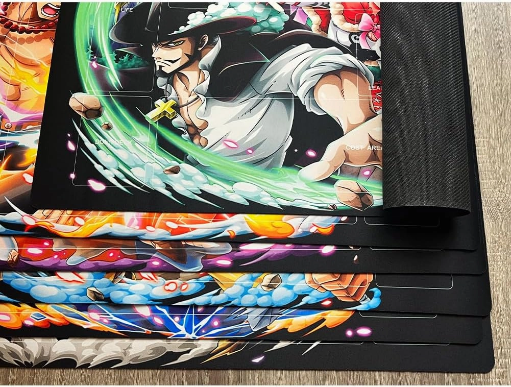 Playmat Trading Card Game OPCG Mat CCG MTG Playmat TCG Card Game Table Mat Mouse Pad 600X350mm   Free Bag (H008) (Brook H268)