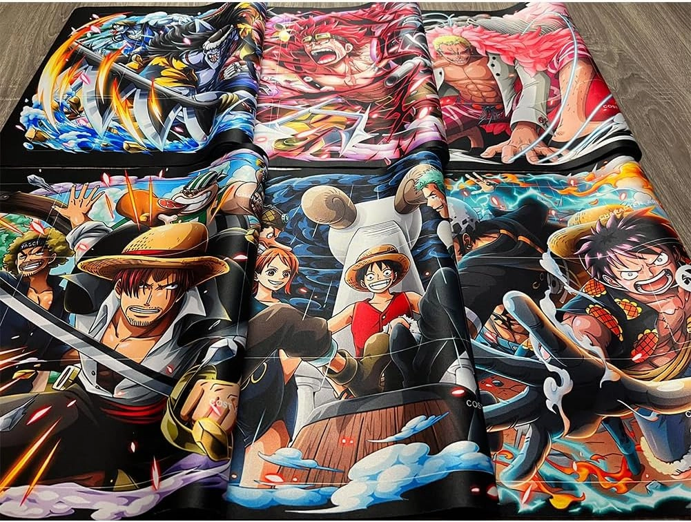 Playmat Trading Card Game OPCG Mat CCG MTG Playmat TCG Card Game Table Mat Mouse Pad 600X350mm   Free Bag (H008) (Brook H268)