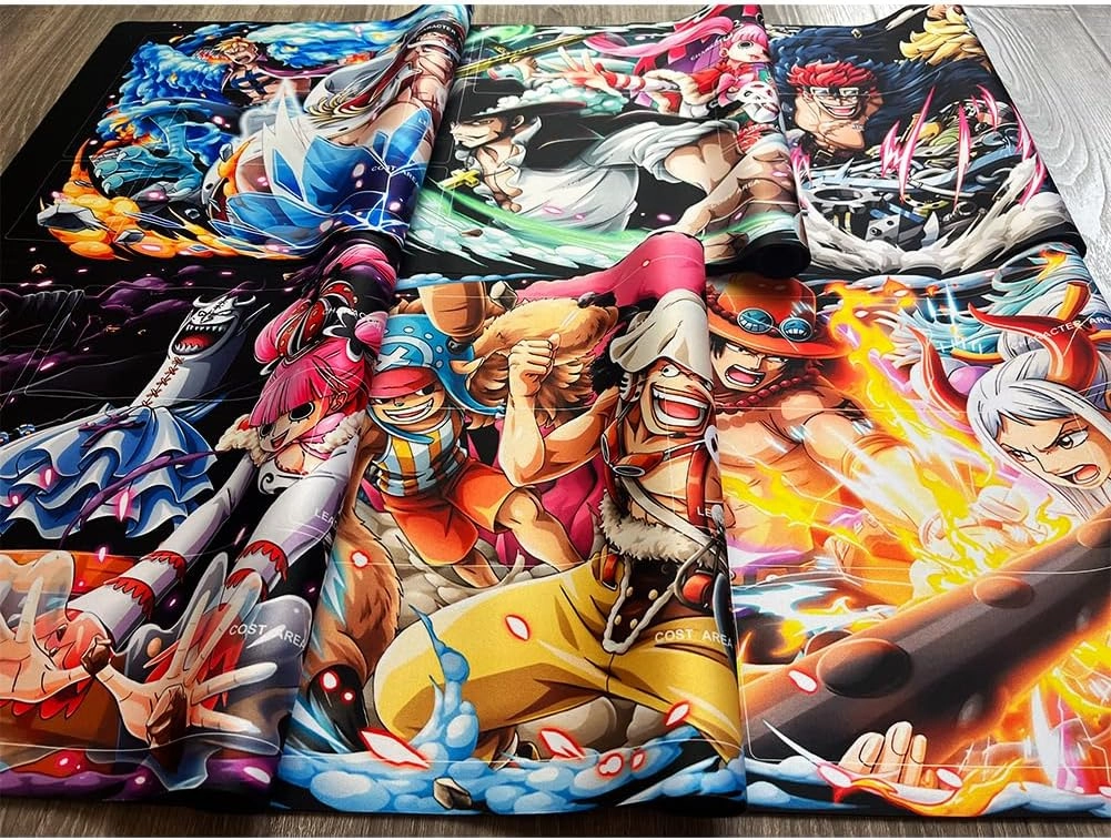 Playmat Trading Card Game OPCG Mat CCG MTG Playmat TCG Card Game Table Mat Mouse Pad 600X350mm   Free Bag (H008) (Brook H268)