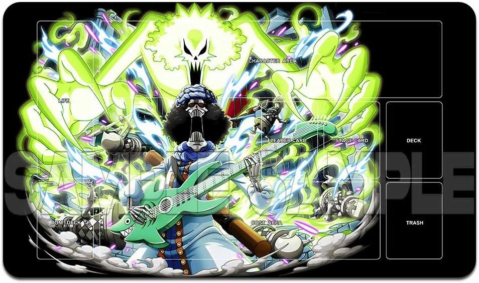 Playmat Trading Card Game OPCG Mat CCG MTG Playmat TCG Card Game Table Mat Mouse Pad 600X350mm   Free Bag (H008) (Brook H268)