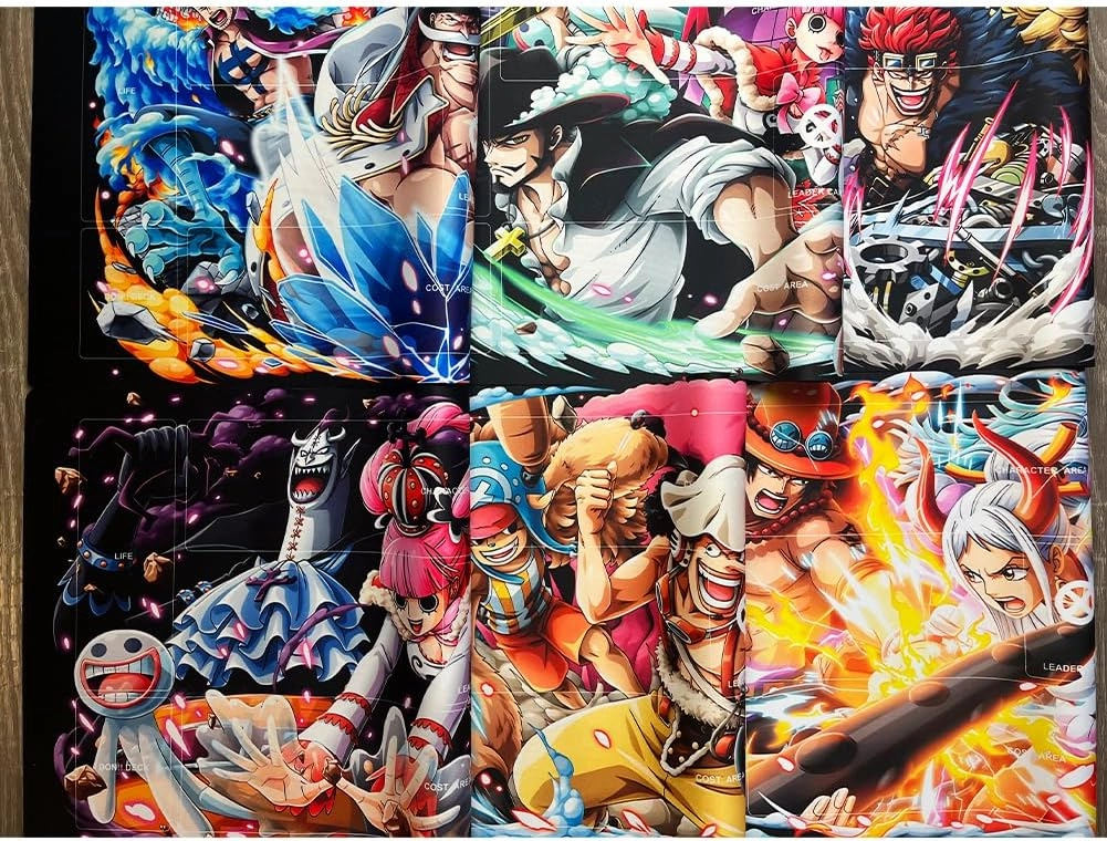 Playmat Trading Card Game OPCG Mat CCG MTG Playmat TCG Card Game Table Mat Mouse Pad 600X350mm   Free Bag (H008) (Brook H268)