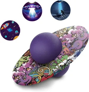 Pogo Ball for Kids & Adults Up to 200lb, Balance Coordination Trick Bounce Board Pop Ball Cool Fun Challenge Indoor Outdoor Toys Pogo Jumper Birthday Gifts for Boys Girls Juneteenth