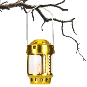 Portable Camping Candle Lantern – Aluminum Alloy Tealight Lantern