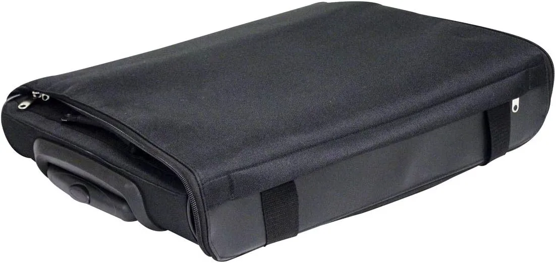 Preferred Nation 20 inch Folding Suitcase Luggage Carry On, Collapsible, packable, locking pull-up handle, in-line recess skate wheels.