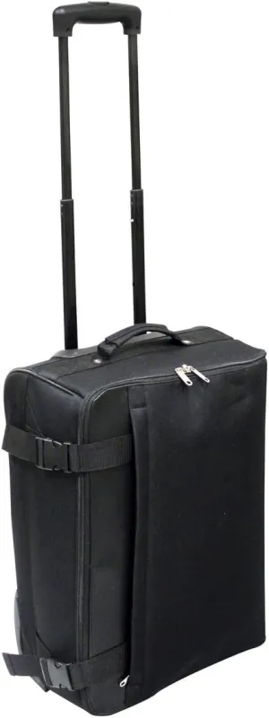 Preferred Nation 20 inch Folding Suitcase Luggage Carry On, Collapsible, packable, locking pull-up handle, in-line recess skate wheels.