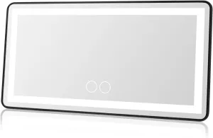 PRETYZOOM Makeup Mirror for Visor Vanity Mirror Led Light up Rechargeable Touch Control Easy to Install