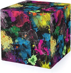 Psychedelic Colorful Graffiti Full Printing 3x3 Fidget Cube Stress Relief Magic Speed Cube for Adults