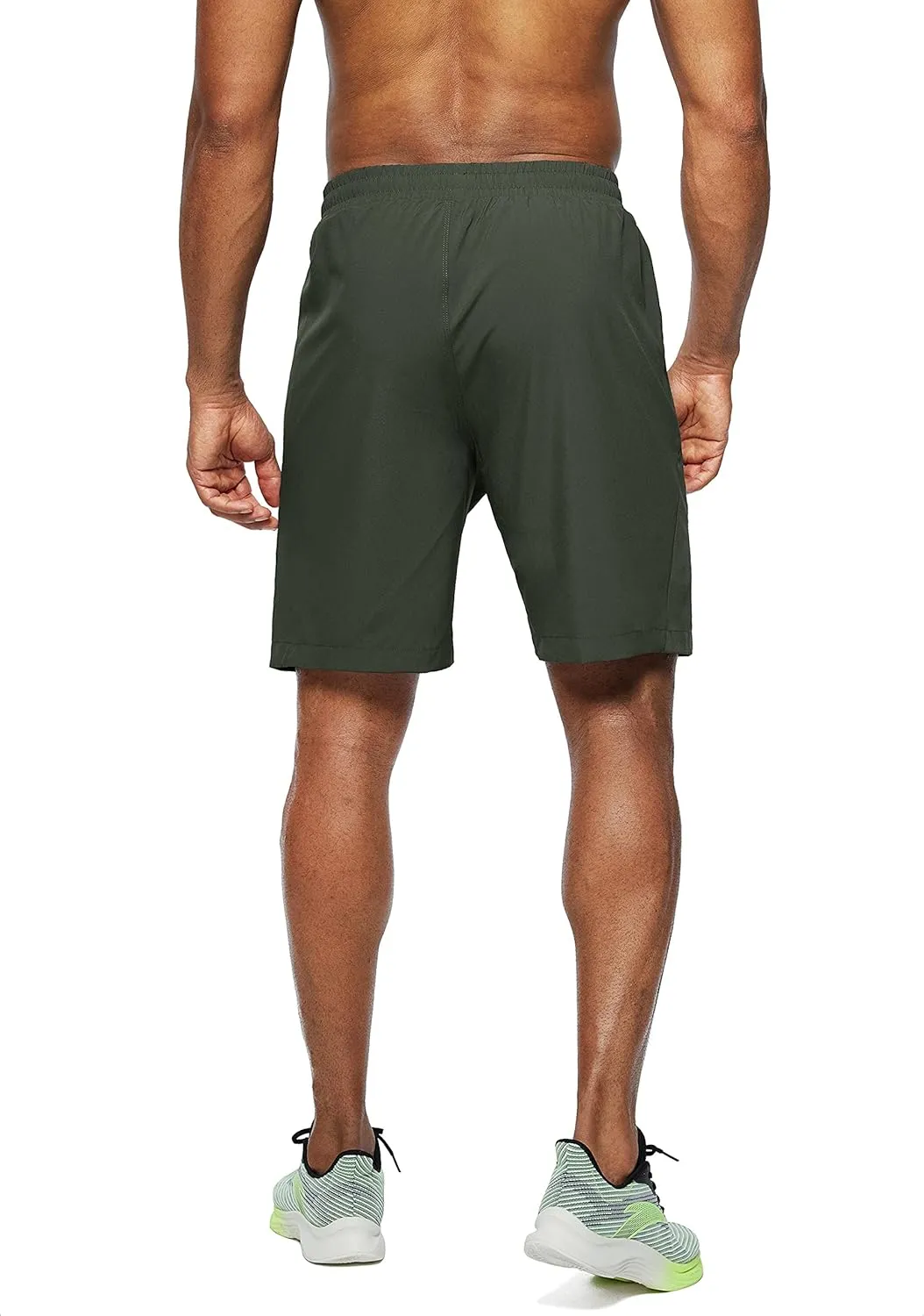 Pudolla Men's Workout Running Shorts 7"/5"/9" Lightweight Gym Athletic Shorts for Men with Zipper Pockets