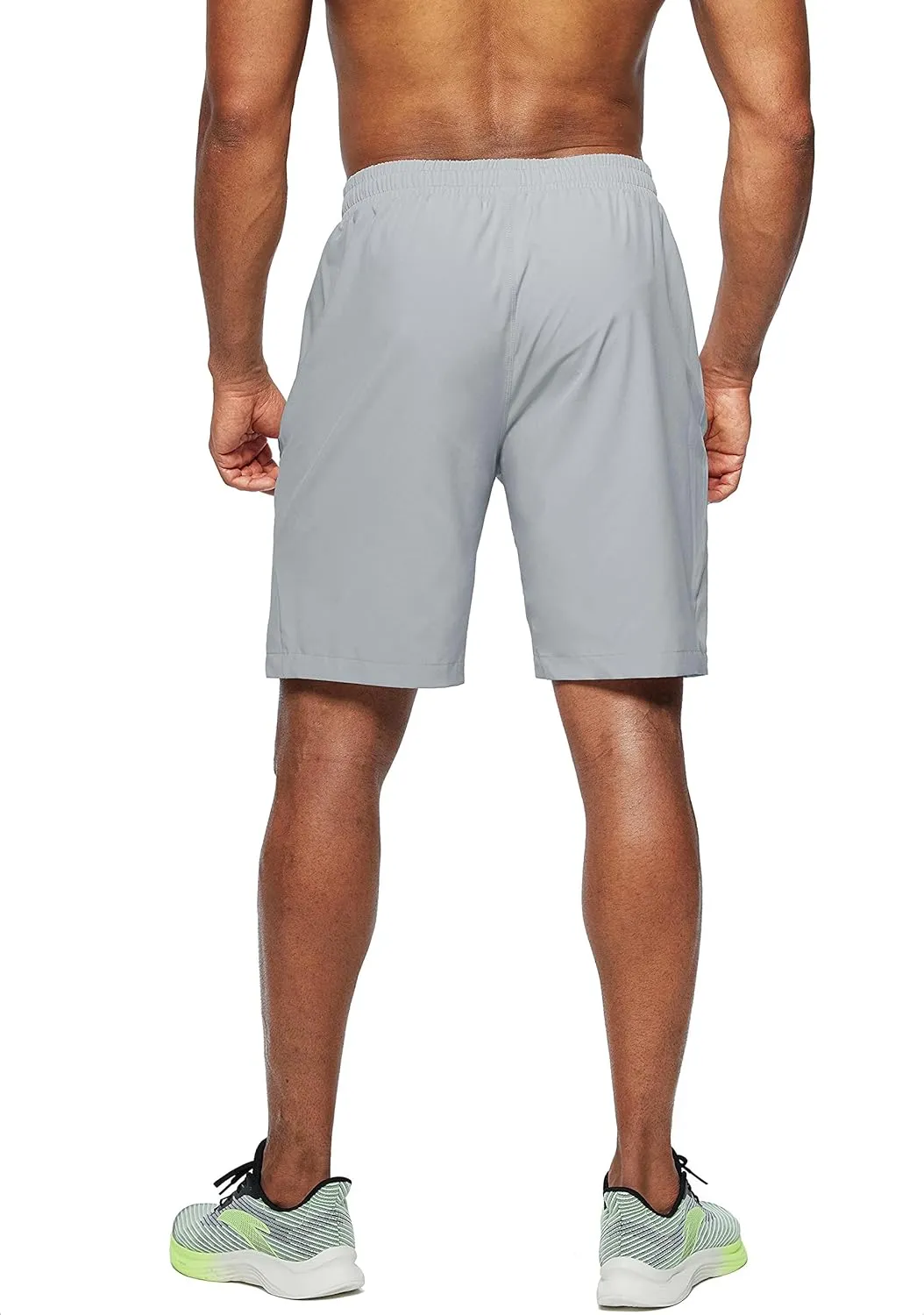 Pudolla Men's Workout Running Shorts 7"/5"/9" Lightweight Gym Athletic Shorts for Men with Zipper Pockets